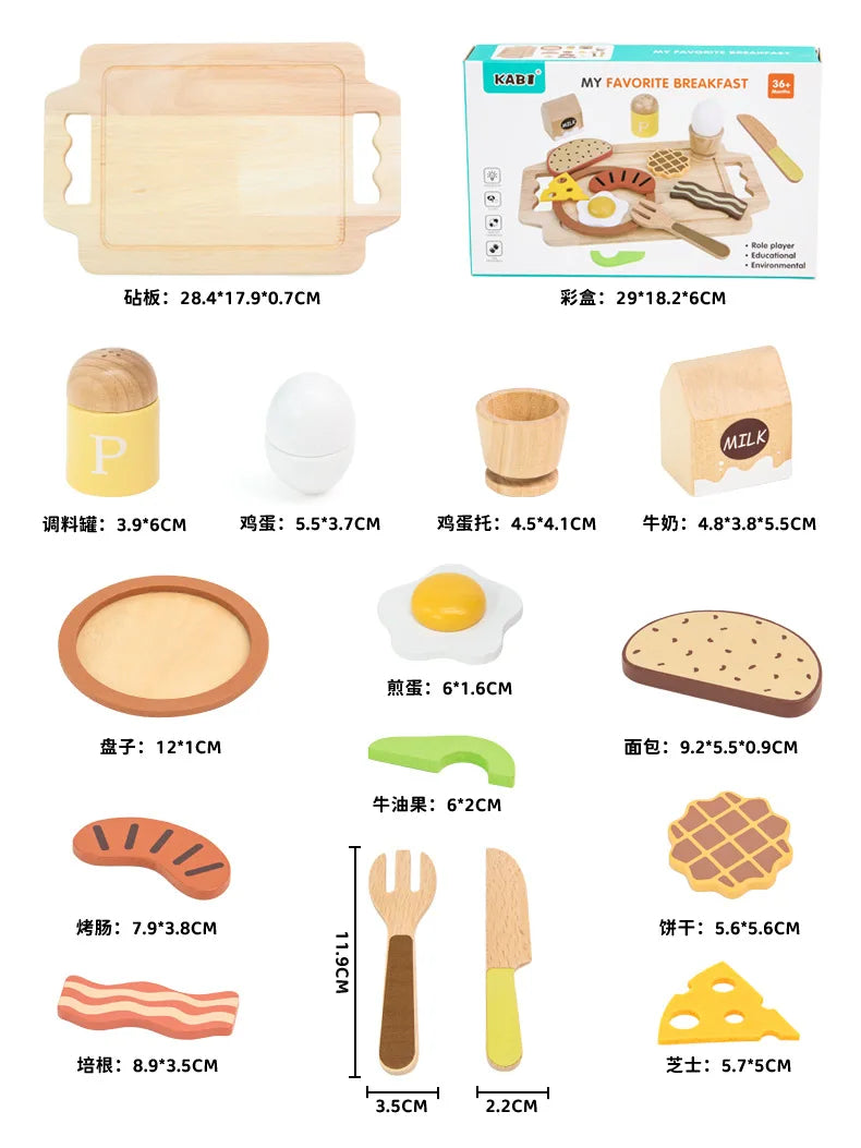 Desayuno a la cama - Set de Cocina para Pequeños Chefs