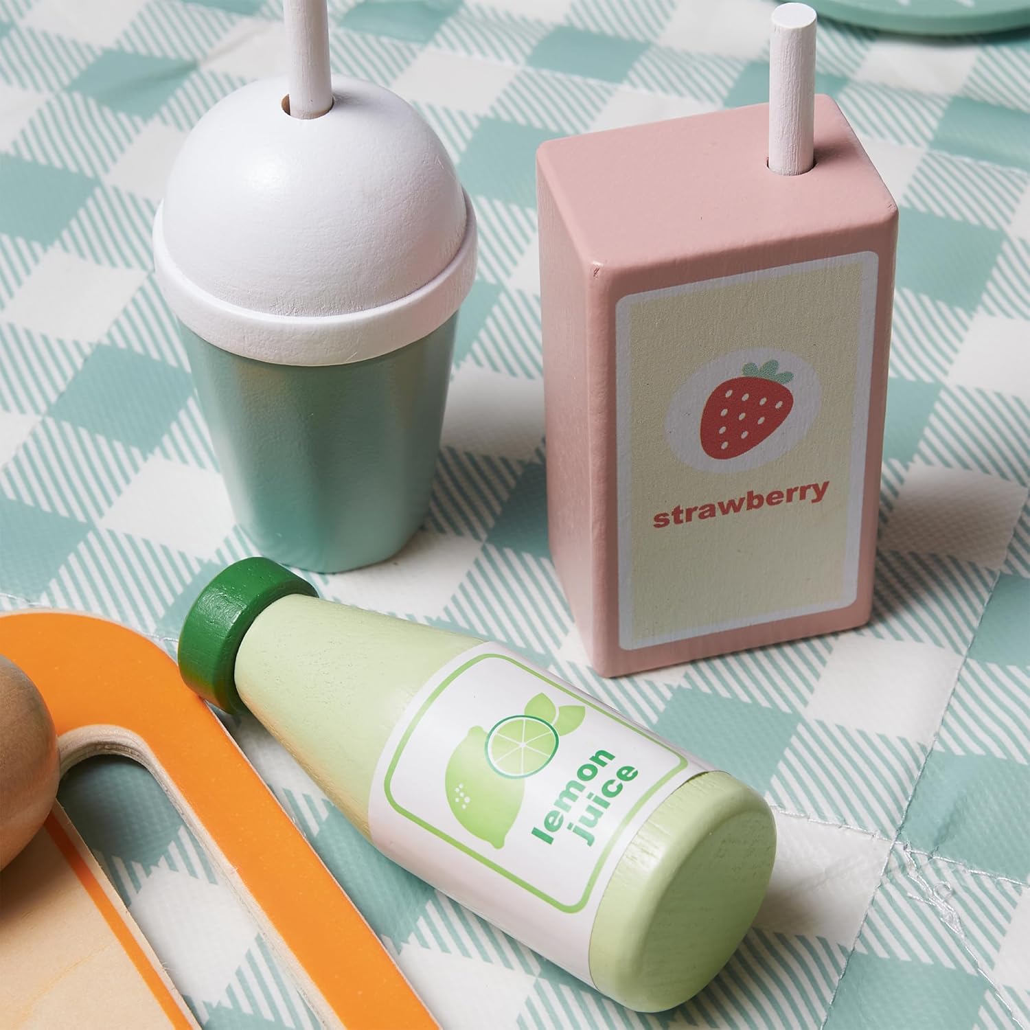 Picnic de Madera – Set de Juego 2 en 1 con Cesta y Mantel Mágico