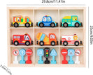 Pequeños Conductores – Set de Transportes y Señales de Tránsito en Madera