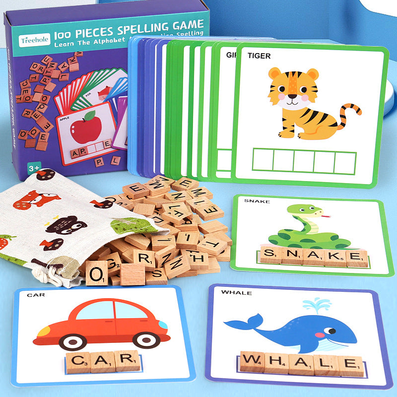 Mi Primer Scrabble Montessori – Set de Spelling en Madera