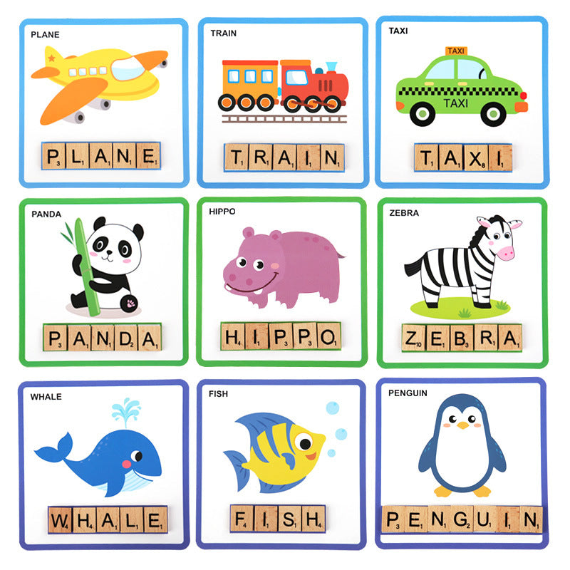 Mi Primer Scrabble Montessori – Set de Spelling en Madera