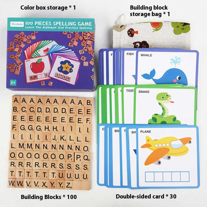 Mi Primer Scrabble Montessori – Set de Spelling en Madera