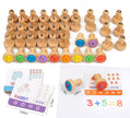 CleverStamps – Primeras palabras y operaciones matemáticas - Set de sellos letras y números
