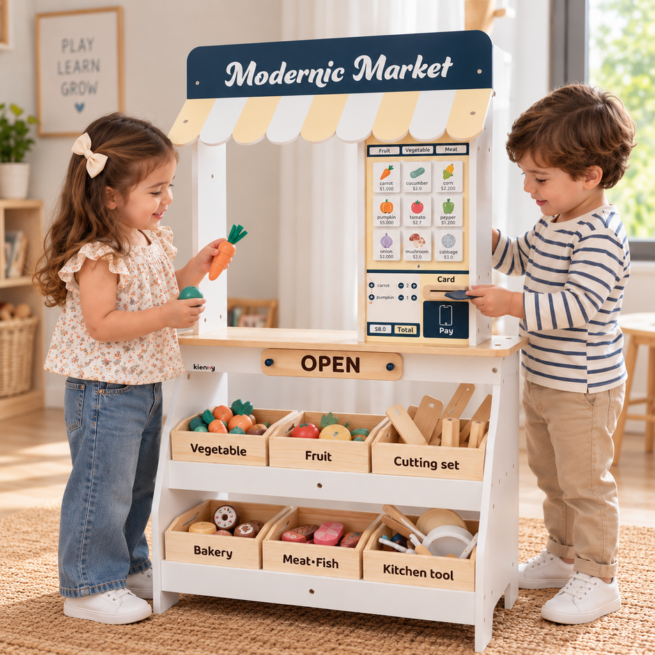 Supermercado de Madera Modern Market