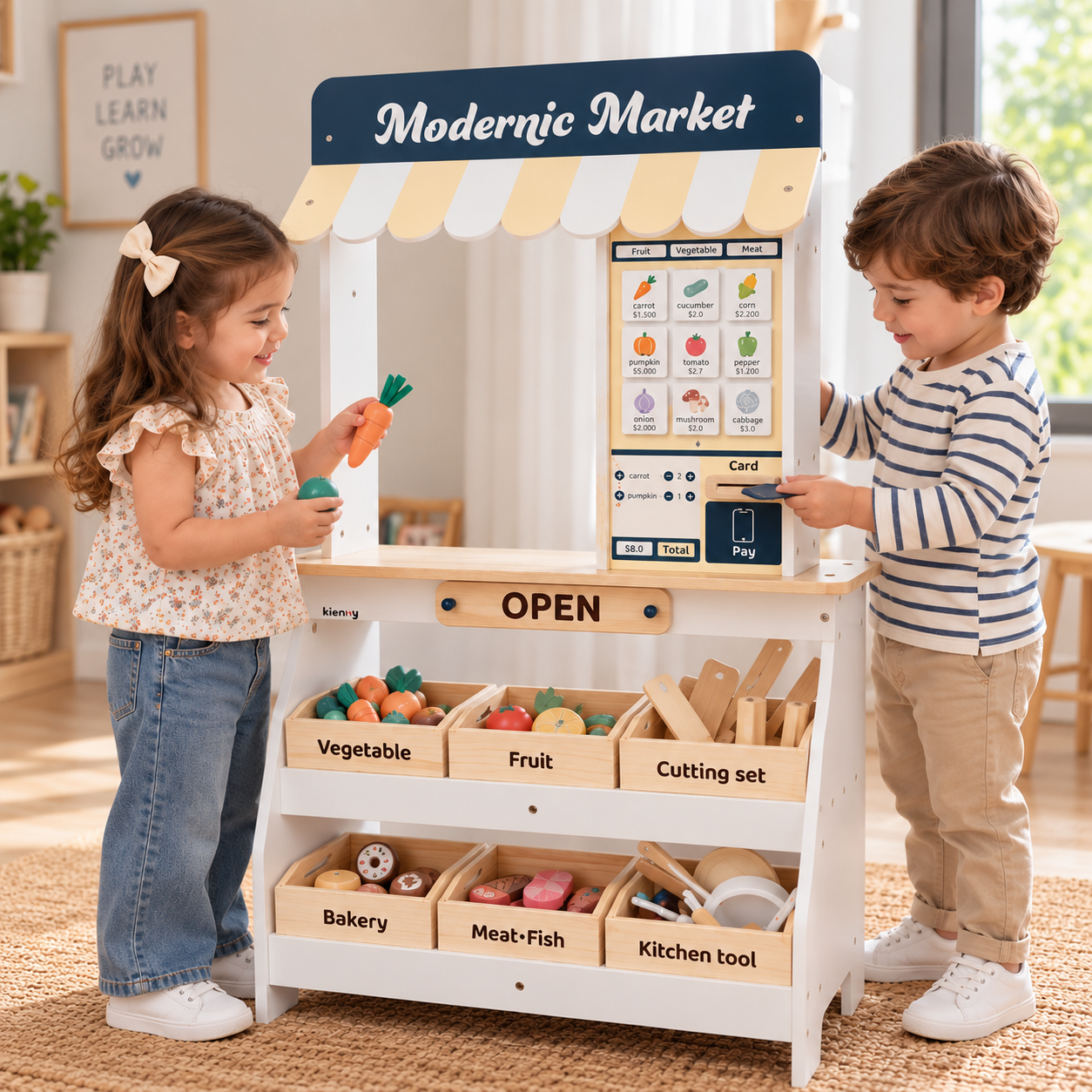 Supermercado de Madera Modern Market