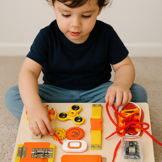 Tablero Montessori “Pequeño Explorador” – Centro de Actividades Educativas
