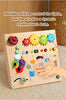 Tablero Musical de Destrezas “Pequeño Explorador” – Juguete Sensorial de Madera