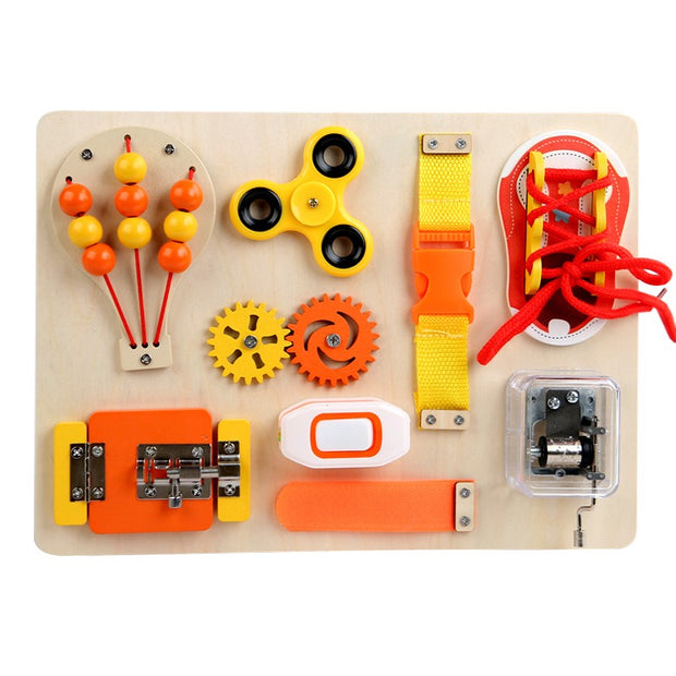 Tablero Montessori “Pequeño Explorador” – Centro de Actividades Educativas