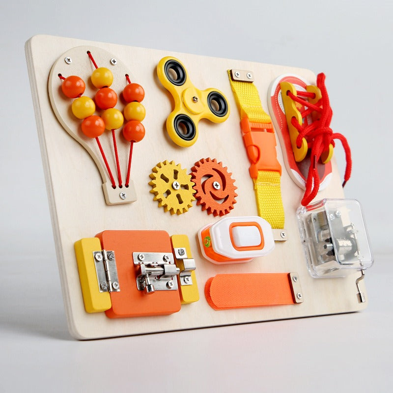 Tablero Montessori “Pequeño Explorador” – Centro de Actividades Educativas