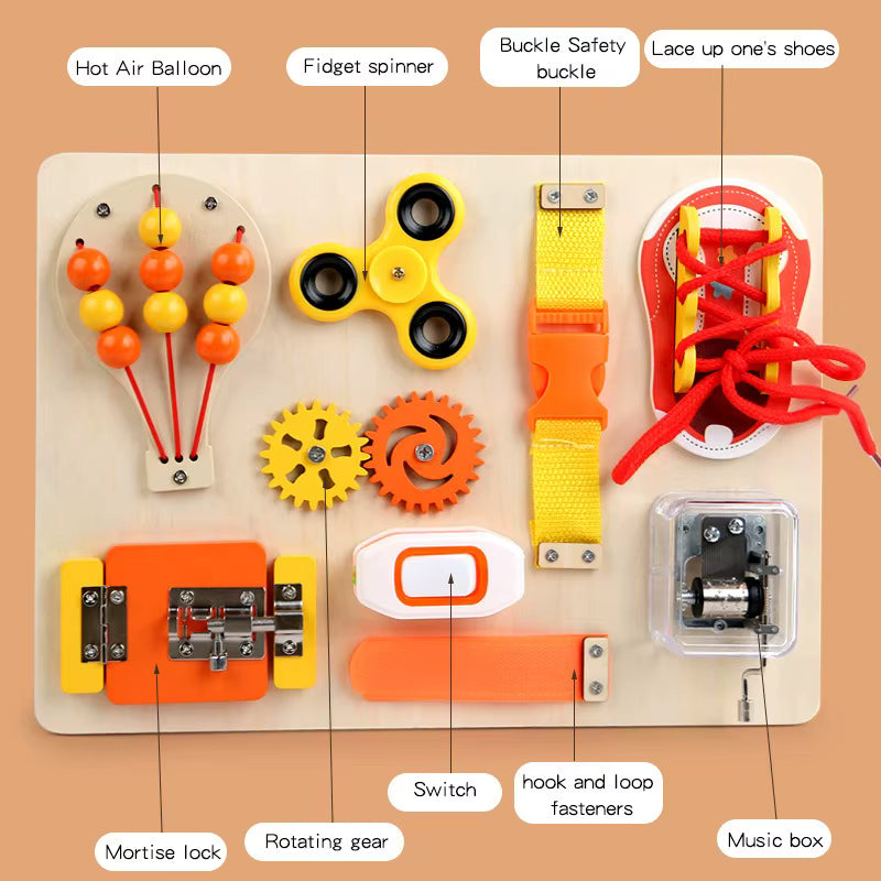 Tablero Montessori “Pequeño Explorador” – Centro de Actividades Educativas