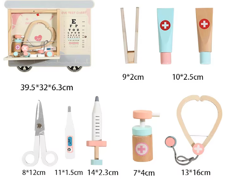 Tren de Actividades Montessori “Aventuras en la Pared” – Tablero de Madera Educativo