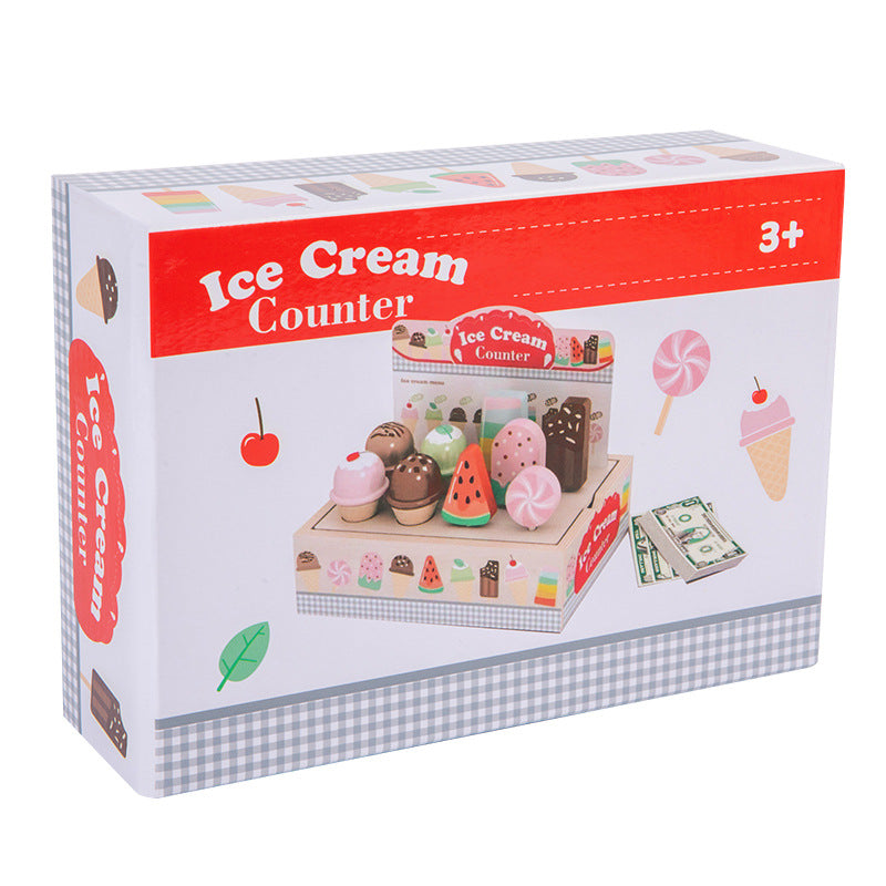 Heladería Montessori – Mostrador de Helados de Madera