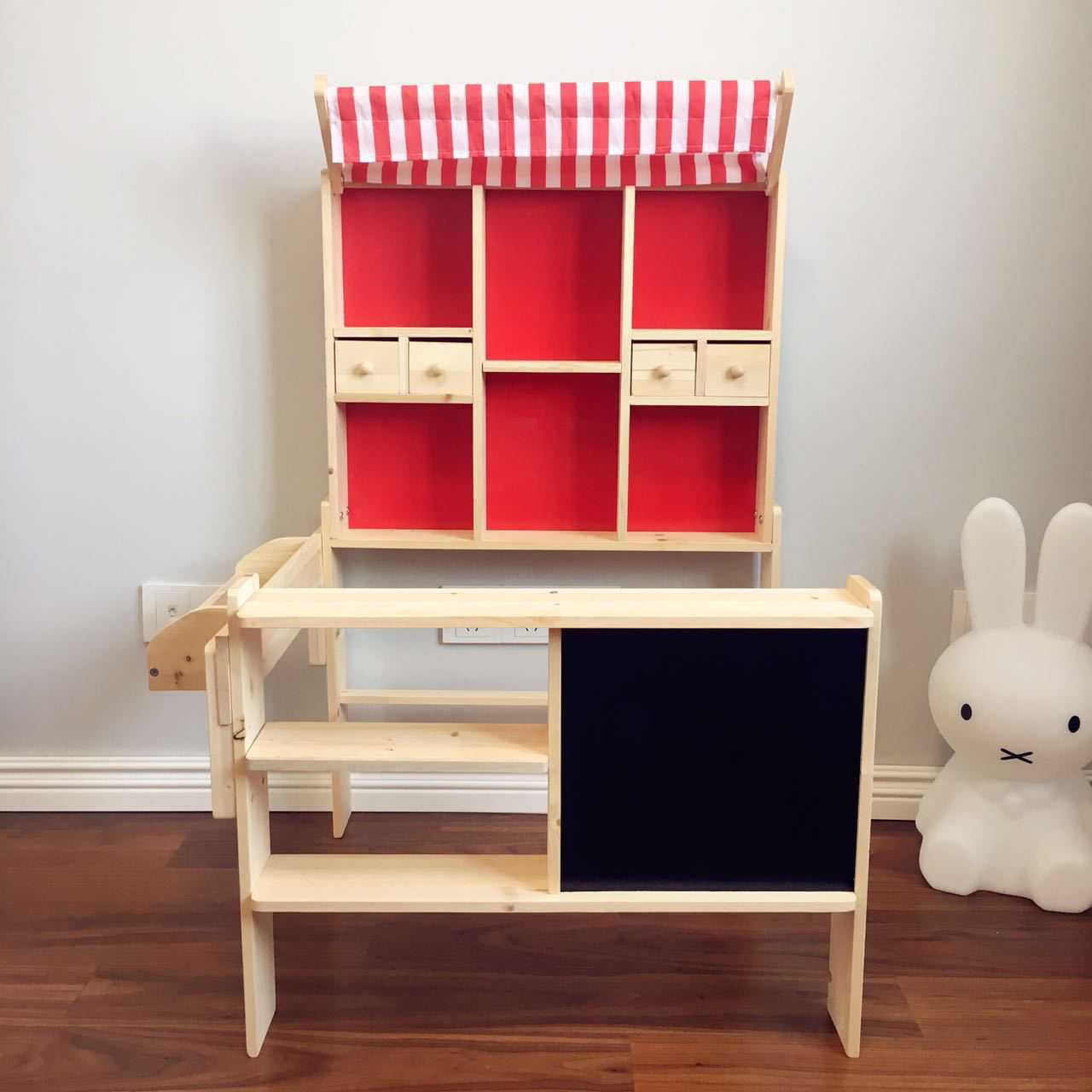 Tienda de Madera para Jugar – Estructura de Juego y Roles