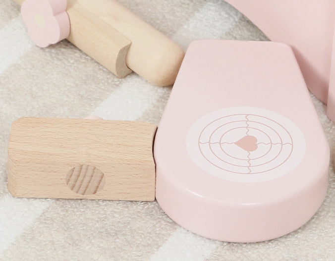 Tocador Portátil de Madera – ¡Tu Primer Set de Belleza para Jugar como Grande!