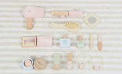 Tocador Portátil de Madera – ¡Tu Primer Set de Belleza para Jugar como Grande!